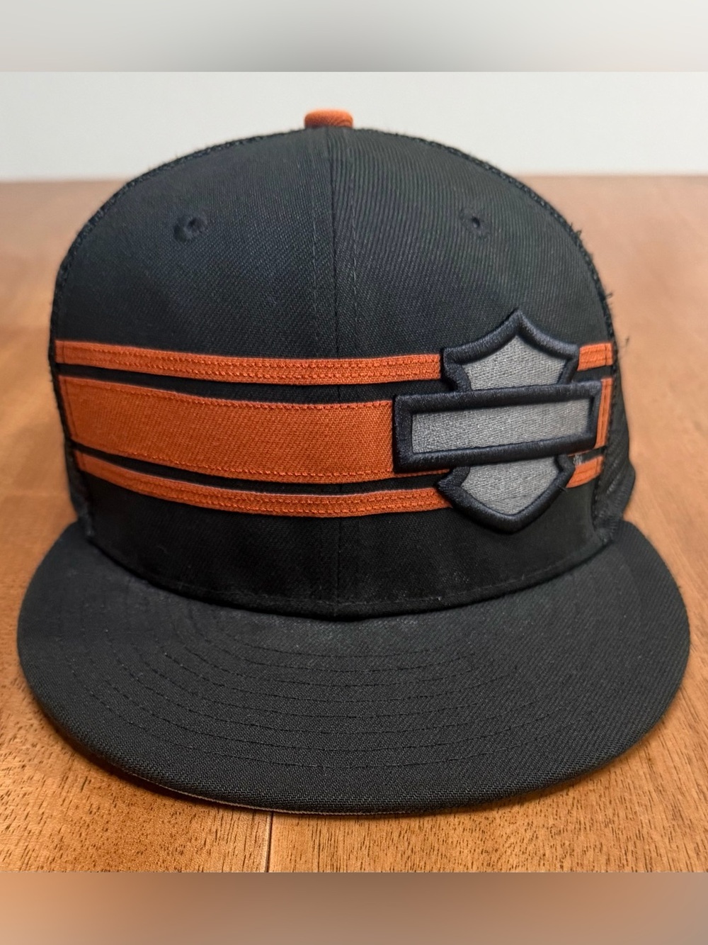 Harley-Davidson - New Era 59FIFTY Snapback Trucker Hat w/ Black Mesh | One Size